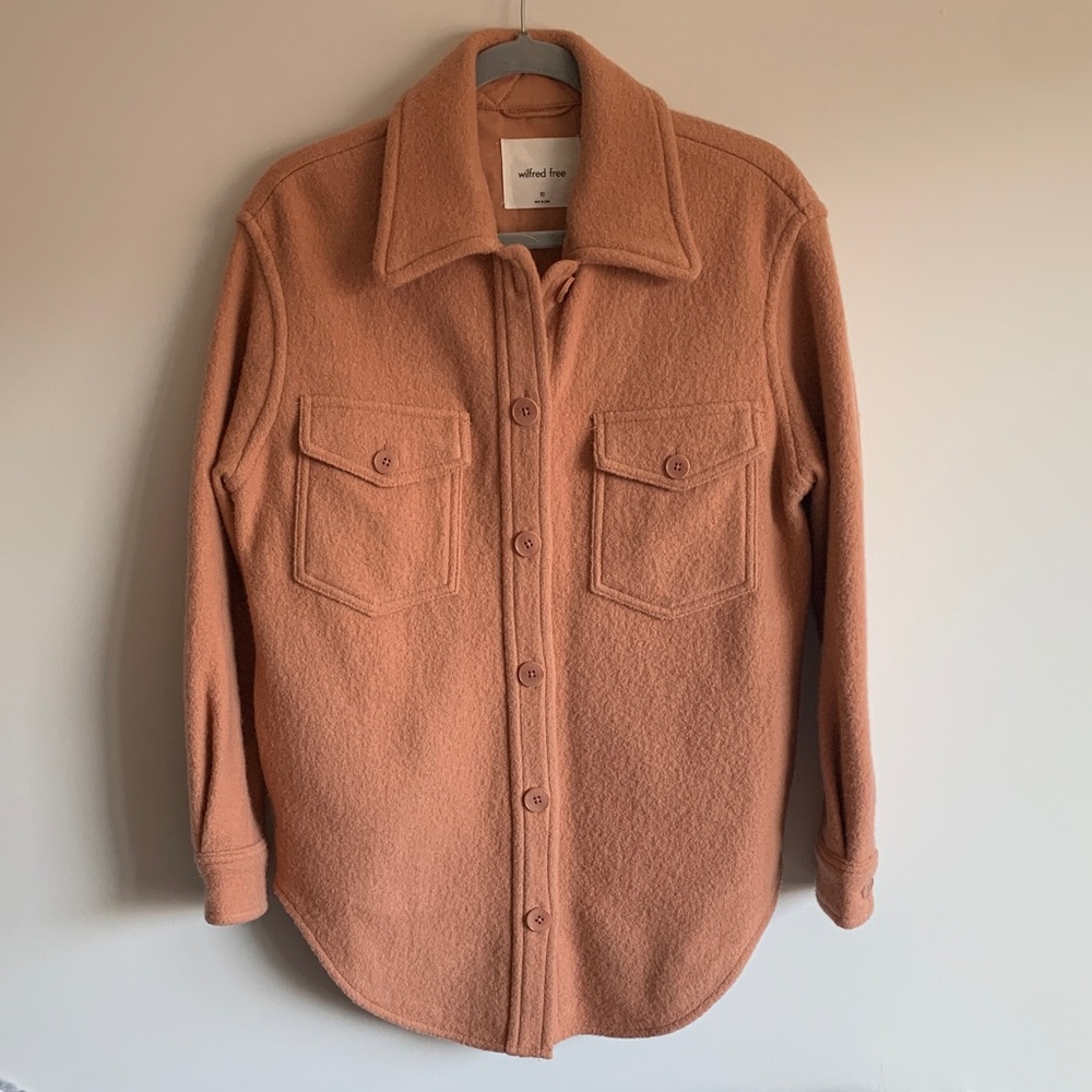 Aritzia Ganna Jacket in Dusty Rose